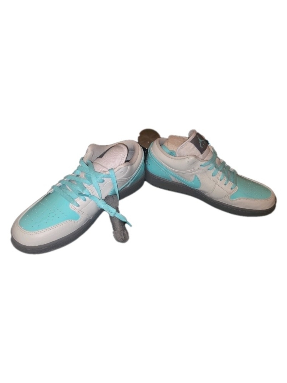 Nike Air Jordan 1 Low SE Blue Grey Sneakers Retro Womens 11.5
